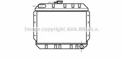 AVA QUALITY COOLING fd2020 -  Радиатор, охлаждение двигателя